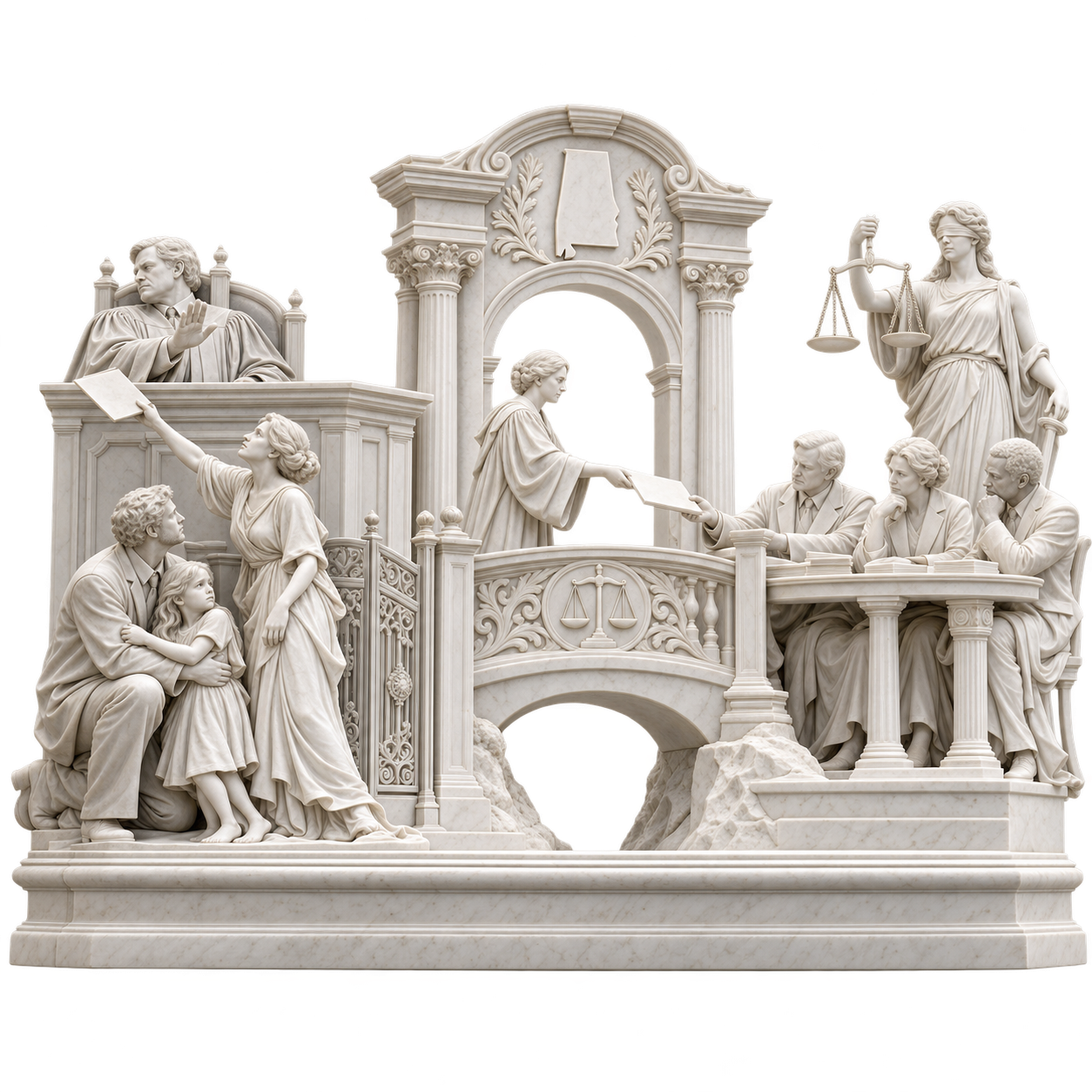 Family dismissed by a judge while an appellate clerk refers an opinion to independent commissioners, representing the Judicial Accountability Referral Act